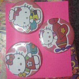 🩷3/$15🩷2-inch 3PC Pin Back Button set